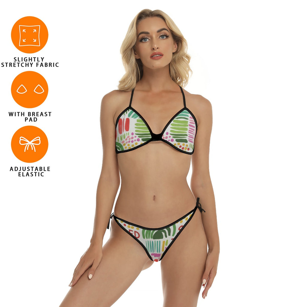 Women's Bikini Set – Flattering Two-Piece Swimsuit with Supportive Padding for Beach & Pool
