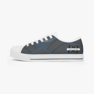 canvas low-top shoes gray