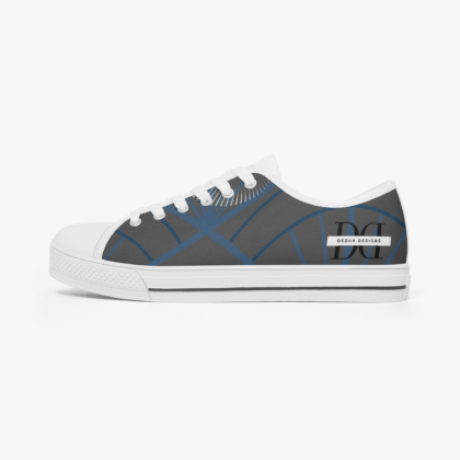 canvas low-top shoes gray
