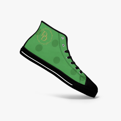 reen Dot-to-Dot High-Top Canvas Sneakers