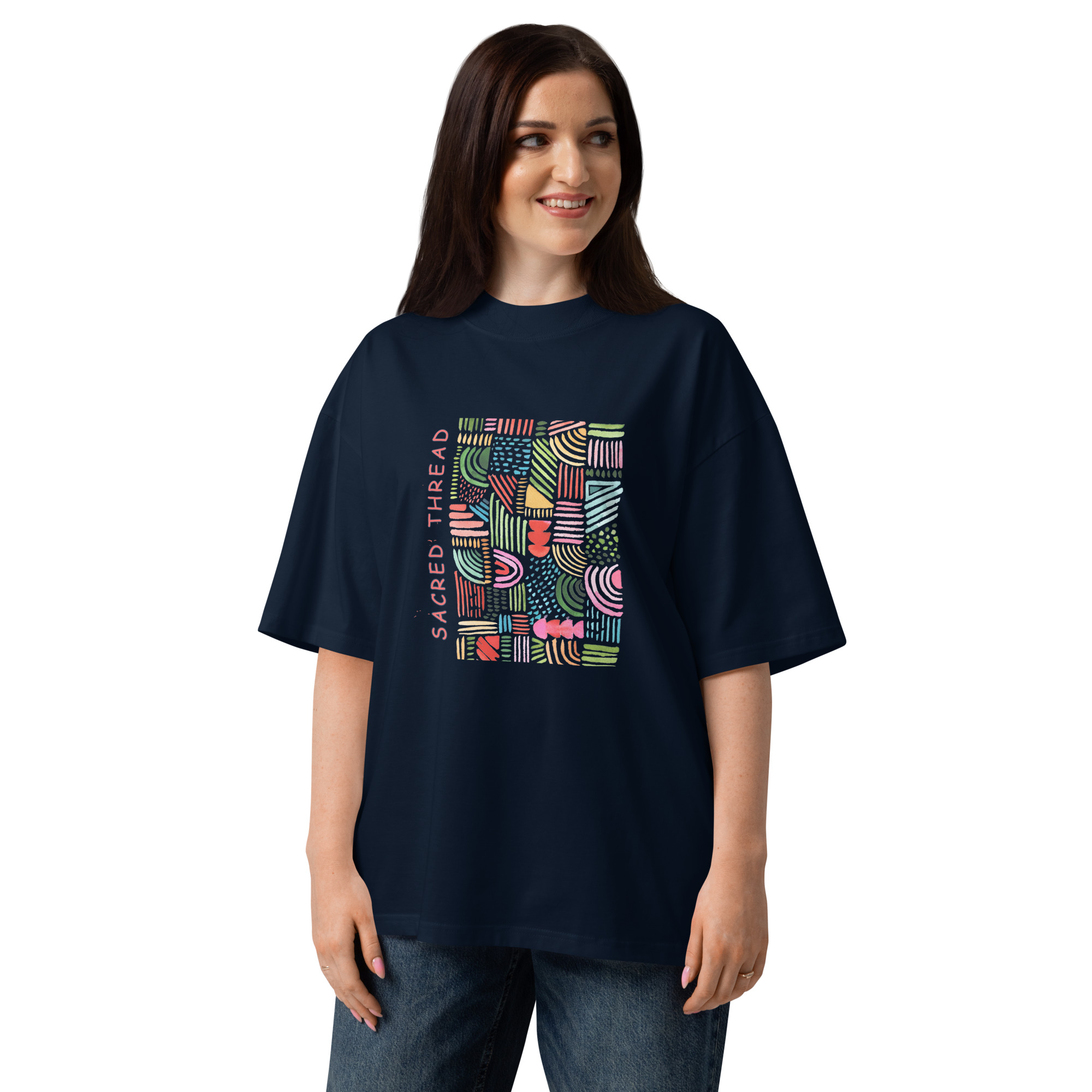 Women's 3rd Element Organic Oversized High Neck T-shirt